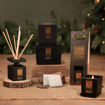 Picture of HEART &  HOME BAMBOO CENTREPIECE CANDLE CRACKLING WOOD FIRE